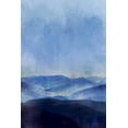 thumbnail image 2 of Roko, Ken 13x18 White Modern Wood Framed Museum Art Print Titled - Indigo Range, 2 of 4
