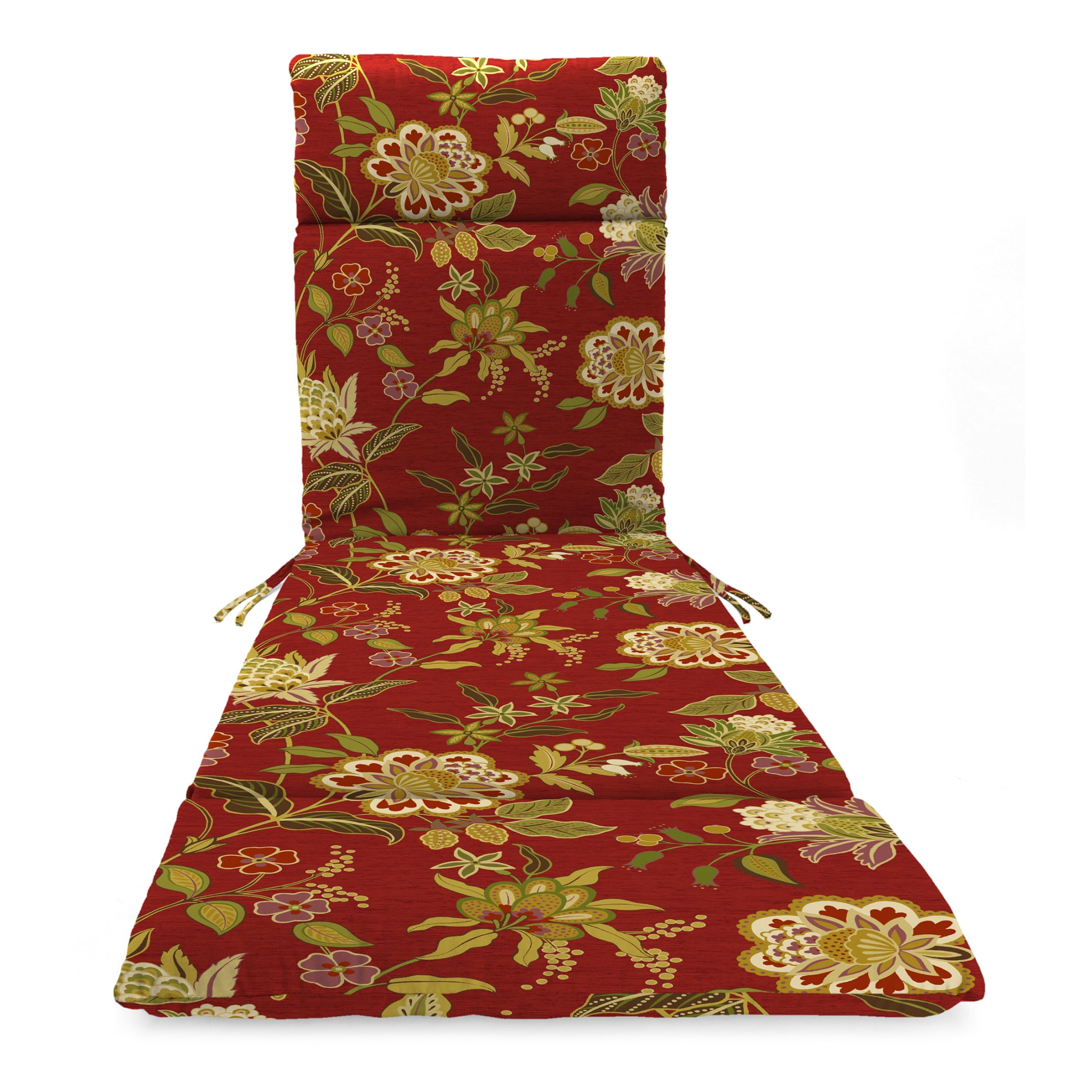 Jordan Manufacturing 74" x 22" Multicolor Rectangle Chaise Lounge Outdoor Seating Cushions