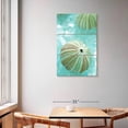 thumbnail image 2 of Elephant Stock Seaglass Iv Wall Art - Vertical Multi Panel Canvas - Living Room Wall Decor - Nautical Multi Panel - Turquoise And Beige Decor By Alan Blaustein - 36" x 57", 2 of 8