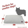 thumbnail image 3 of Majestic Pet | Towers Shredded Memory Foam Rectangle Pet Bed For Dogs, Removable Cover, Gray, Small, 3 of 6