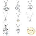 thumbnail image 2 of Colgante De Plata 925 Para Mujer/Flor De Perla Diamante Borla Encanto Accesorios Collar/Solo-0407 Gao Jiahui unisex, 2 of 2