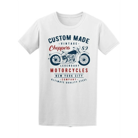 Vintage Motorcycle Choppers T-Shirt Men -Image by Shutterstock, Male 3X-Large