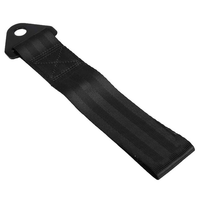 Cuerda de remolque de alta resistencia, correa de remolque de recuperación de cuerda de remolque de automóvil de alta resistencia de 2 toneladas Instalación sin esfuerzo