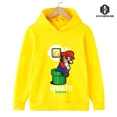 thumbnail image 3 of 2024 Nuevo juego Super Mario Bros. Sudadera de moda superior para niños Sudadera con capucha casual linda para niños Top para niño y niña Primavera y otoño, 3 of 5