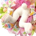 thumbnail image 4 of goowrom Easter Door Wreath, Festival Round Cartoon Rabbit Pendant Creative Wall Pendant Home Decoration, 4 of 8