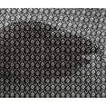 thumbnail image 4 of oneOone Viscose Chiffon Black Fabric Geometric Bandhani Quilting Supplies Print Sewing Fabric By The Yard 42 Inch Wide, 4 of 4