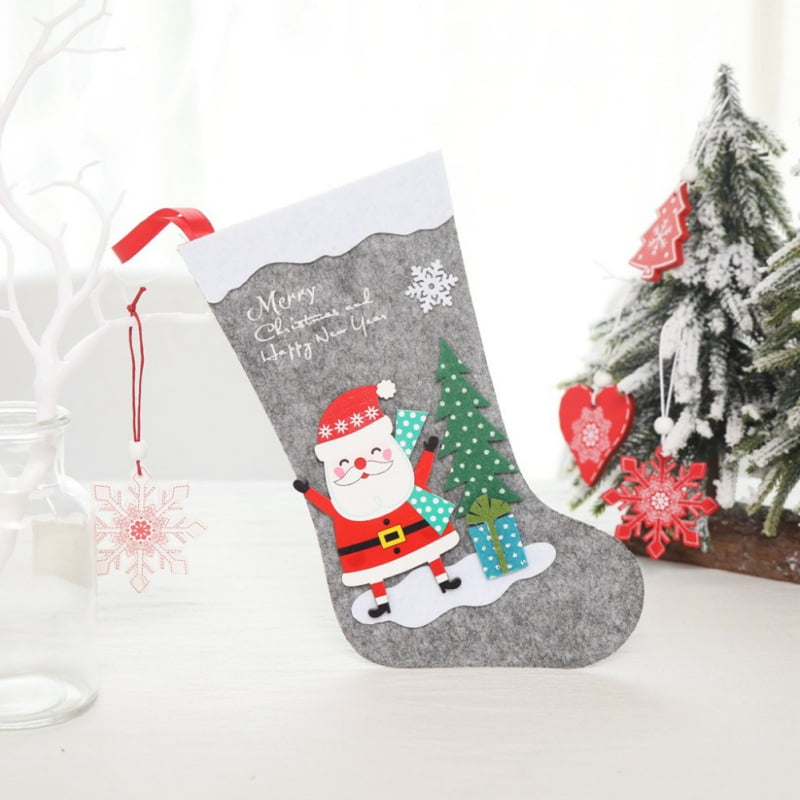 Christmas Tree Ornaments Christmas Stockings Gift Bag Christmas Gift Socks New 
