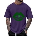 thumbnail image 1 of Tops para hombre, blusas y camisas de manga corta con cuello redondo para hombre, camisetas casuales con estampado de moda para hombre, blusa de manga corta, blusa de poliéster para hombre., 1 of 4