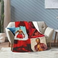 thumbnail image 5 of Blanket Shemar Actor Moore Throw Flannel Blankets Warm Soft Cozy Fuzzy Blanket for Bed Sofa Couch Camping Travel Gift Blankets for All Seasons 40"x30", 5 of 6