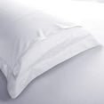 thumbnail image 4 of Huangxibin 300 Thread Count Body Pillow Cover Pillowcase Pillow Protector Cushion Cover with Zippers Only Cover No Insert (014 Dark Blue Flower Leaves), 4 of 4