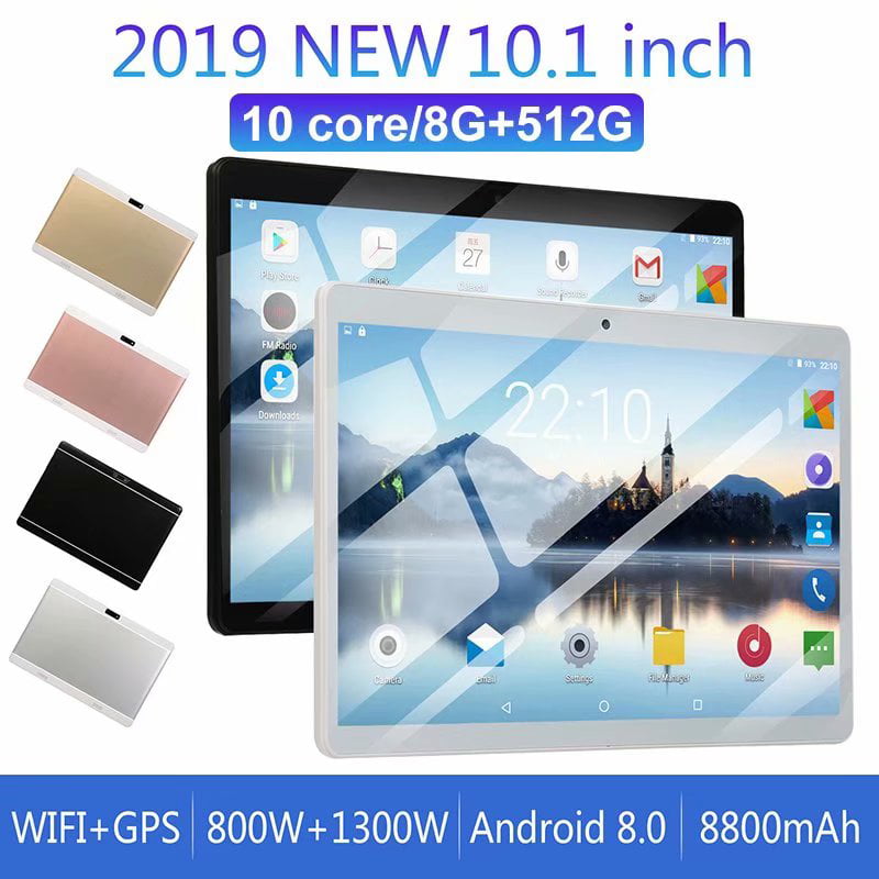 10.1 pollici 6GB+64GB Tablet PC bluetooth Android 8.0 Octa 10 Core WIFI 2 SIM IT 