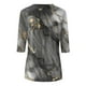 thumbnail image 5 of ICHUANYI Clearance Women's Fashion Printed T-shirt 3/4 Sleeves Blouse Round Neck Casual Tops(Gray, XXL) ICHUANYI WER2023081508065, 5 of 5