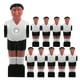 thumbnail image 1 of KAKOWELY 10 piezas de figuras de fútbol reemplazables, adorables jugadores de fútbol, resistentes al desgaste., 1 of 4