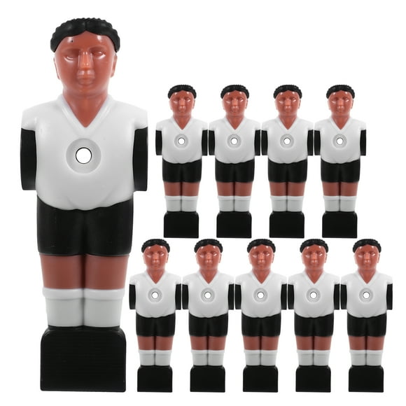 KAKOWELY 10 piezas de figuras de fútbol reemplazables, adorables jugadores de fútbol, resistentes al desgaste.