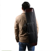 RENACLIPY Large Capacity Fencing Equipment Storage Bag Black Tote for Archery Outdoor Sports and Training