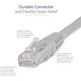 thumbnail image 4 of Cat6 Ethernet Cable - 25 ft - Gray - Patch Cable - Molded Cat6 Cable - Long Network Cable - Ethernet Cord - Cat 6 Cable, 4 of 5