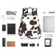 thumbnail image 4 of Fotbe Brown Cow Mochila Ligera para Hombres y Mujeres - Duradera y Resistente al Agua, Ideal para Escuela, Trabajo, Viajes y Uso Diario, 4 of 7