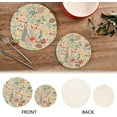 thumbnail image 4 of SKYSONIC Cute Animals Bunny Trivet Round Hot Pads, Set of 2 Colorful Forest Pot Holder Heat Resistant Trivets Cotton Thread Weave Mats for Kitchen Counter Hot Dishes Pot Teapot Table Decor, 4 of 7