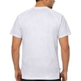 thumbnail image 5 of LPZOOGU Men's Mesh Raglan T-Shirt Short Sleeve Crew Neck Athletic Sport Tee Breathable Quick Dry Running Shirt Color Block Gym Top, 5 of 7
