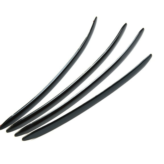 Tekuisi For BMW 5 Series F10 F18 F11 2011-2017 4pcs Car Black Trim Handle Cover Stripe Door Replacement Part