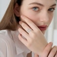 thumbnail image 2 of Diamond Cross Ring Faith Ring for Women 925 Sterling Silver Faith Cross Wrap Rings Lab Grown Diamond Christian Jewelry for Mom Wife, 2 of 6