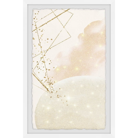 Marmont Hill Crystal Flakes Framed Painting Print