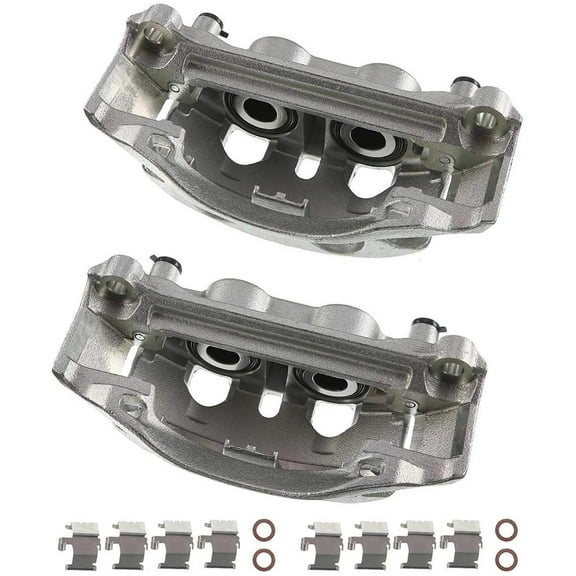 A-Premium Brake Caliper Assembly Compatible with Chevrolet Express GMC Savana 3500 4500 2009-2018 Rear Side 2-PC Set