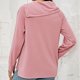 thumbnail image 2 of Gibobby Sudadera oversize mujer Sudaderas de gran tamaño para mujer estilo casual de manga larga ajuste relajado color sólido cuello redondo túnica(Rosa,M), 2 of 4