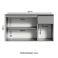 thumbnail image 3 of Gabinete Bajo Cocina Madesa Nice Suspendida con 2 Puertas 2, 3 of 10