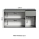 thumbnail image 3 of Gabinete Bajo Cocina Madesa Nice Suspendida con 2 Puertas 2, 3 of 10