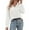 White, variant on Fsqjgq Womens Tops Vintage Business Shirts for Women White Tunic Blouse Tops T Shirt Women's Shirt Autumn Winter Solid Slim V Neck Ribbon Long Sleeved Top Flowy Dressy Button Down Shirts Cute Wh XL