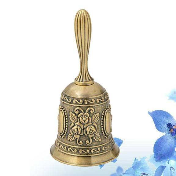 Toddmomy 1Set Zinc Alloy Desk Bell for Service with Vintage Style Reception Bell
