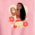 thumbnail image 2 of Disney Princess - Love Moana - Boys and Girls Youth Crewneck Fleece Sweatshirt, 2 of 4