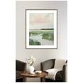 thumbnail image 2 of Kate and Laurel Framed Wall Art Print 'Pastel Horizon I' by Amy Lighthall, 34 x 42, Mila Dark Silver Frame, Modern Contemporary, Abstract Art for Wall Decor, 2 of 8