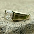thumbnail image 2 of Forever Jewels 5CT Emerald Cut Moissanite Men'S Wedding Engagement Ring 14k Yellow Gold Plated, 2 of 4