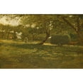 thumbnail image 2 of Winslow Homer 18x13 Black Ornate Wood Framed Double Matted Museum Art Print Titled - Harvest Scene (ca. 1873), 2 of 5