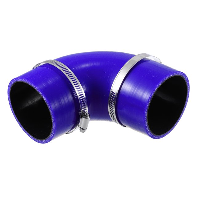 Manguera de Silicona Unique Bargains 70mm 90 Grados Codo Azul