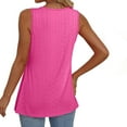 thumbnail image 6 of Womens Tank Tops Eyelet Embroidered Flowy Peplum Tops for Women Dressy Sleeveless V Neck Babydoll Tank Tops Summer Tunic Tops, 6 of 9