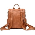 thumbnail image 5 of Mochila de moda para mujer, bolsos de mano y bandolera de diseño multiusos, bolso de viaje de piel sintética, 5 of 5