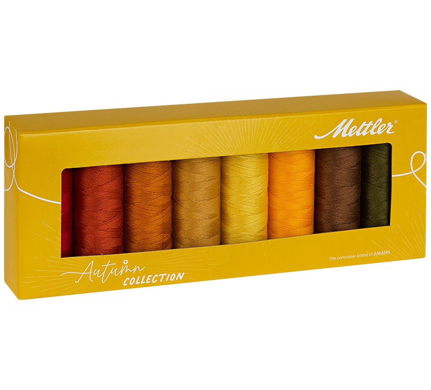 Mettler Silk Finish Cotton Thread Gift Pack 8/Pkg-Autumn