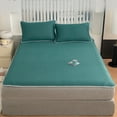thumbnail image 1 of Fiber Blanket Washable Air Conditioning Bed Mat Breathable Soft Comfortable Summer Sleeping Sheet For Home, 1 of 8