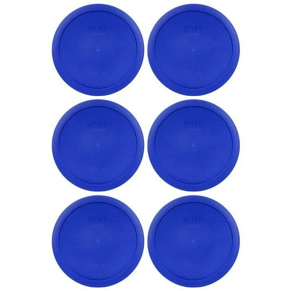 Pyrex 7402-PC 1136994 6/7 Cup Cadet Blue Lid (6-Pack)