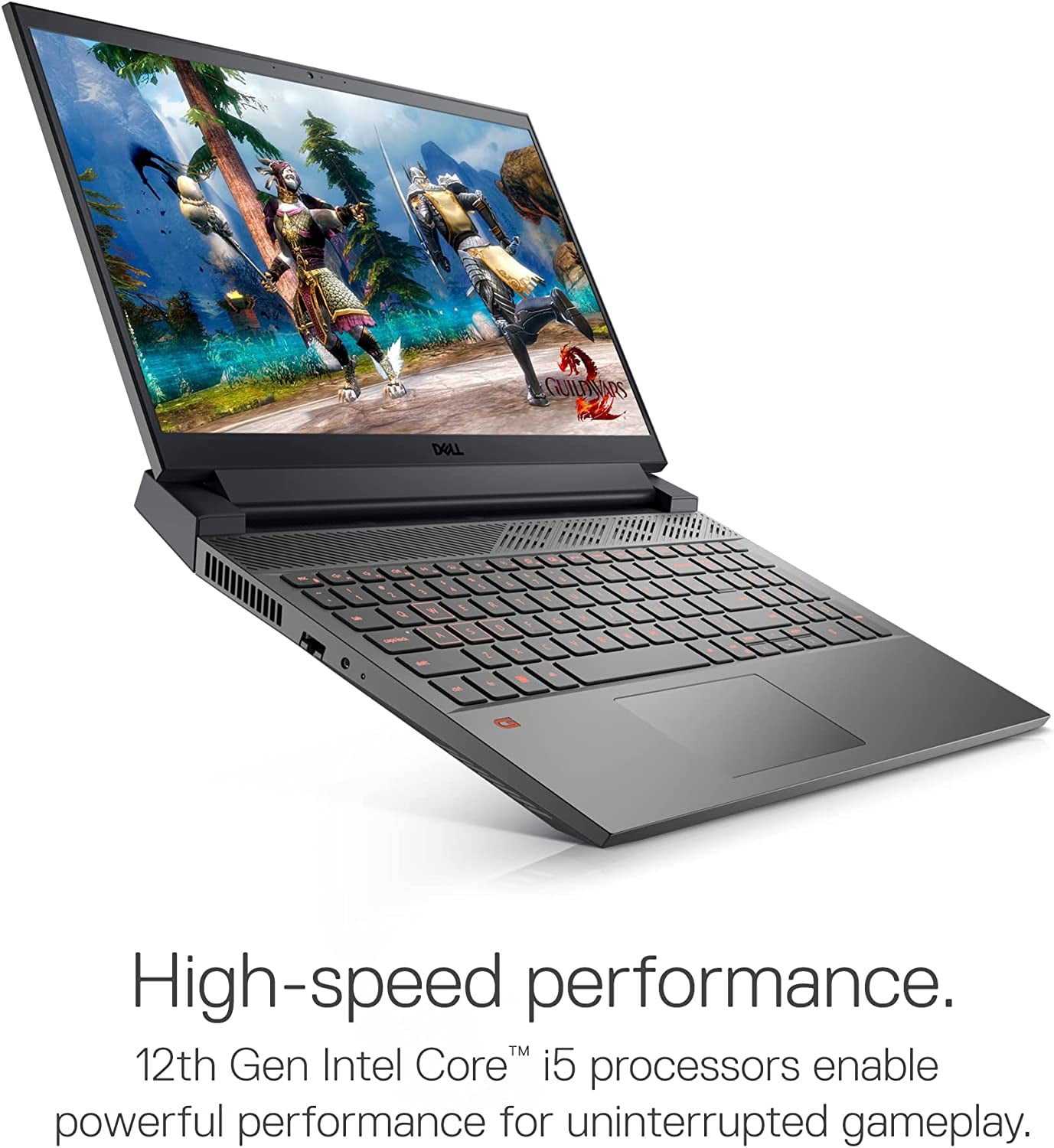 Dell G15 15.6" FHD Gaming Laptop with Intel Core i5, 16GB RAM, 512GB SSD, NVIDIA GeForce RTX 3050, Windows 11 Home, Wifi 6, Dark Shadow Gray