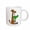 White, variant on 3drose, Funny Cute Giraffe Drinking Margarita Cartoon, 11oz Mug