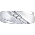 thumbnail image 3 of 1/4 Carat T.W. 10kt White Gold Men's Wedding Band Ring, 3 of 3