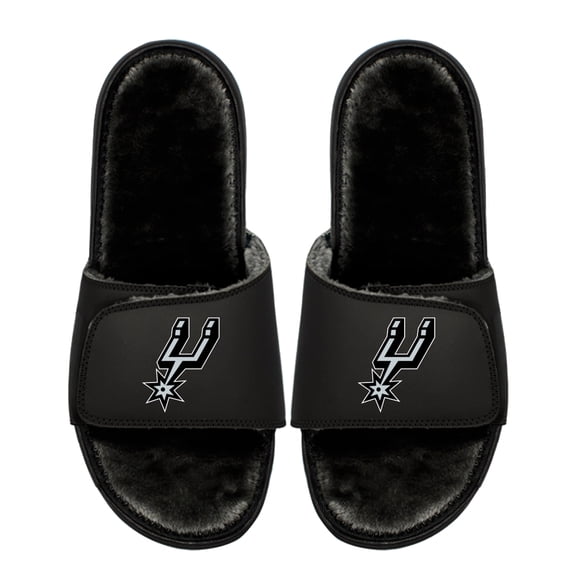 Youth ISlide  San Antonio Spurs Logo Fur Slide Sandals