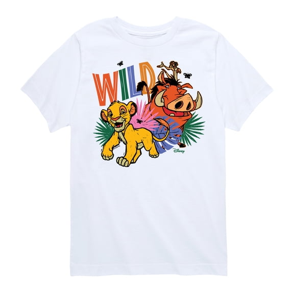 The Lion King - Wild Stamp - Youth Boys Short Sleeve Graphic T-Shirt