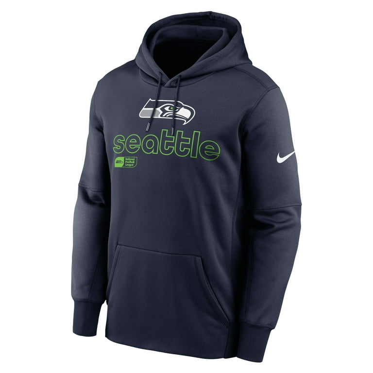 Men's Nike College Navy Seattle Seahawks Performance Pullover