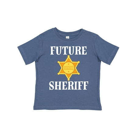 

Inktastic Sheriff Childs Law Enforcement Gift Toddler Boy or Toddler Girl T-Shirt