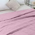 thumbnail image 2 of Cooling Summer Quilt 39x59in Washable Polyester Air Conditioning Cover Lightweight Breathable Bedspread Red, 2 of 6
